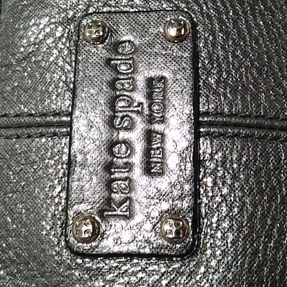 SALE! Kate Spade Oxidized Silver Metallic Tassels Crossbody & Matching Wallet - Picture 3 of 16